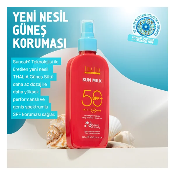 Thalia Yeni Nesil Hibrit Filtreli 150 Ml 50 Faktör Güneş Sütü - Görsel 2