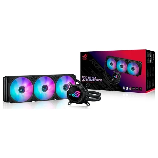 Asus Rog Strıx Lc Iıı 360 Argb İşlemci Sıvı Soğutucu - Görsel 9