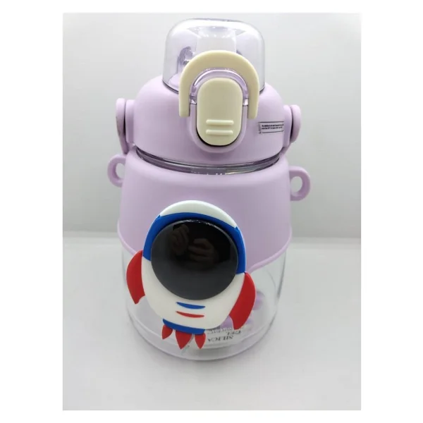 Vagonlife Vgn6276 Mor 1250 Ml Askılı Pipetli Matara - Görsel 4