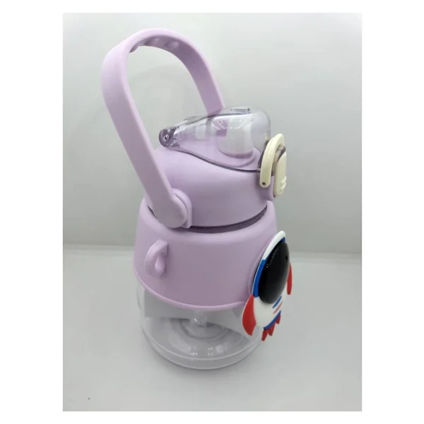 Vagonlife Vgn6276 Mor 1250 Ml Askılı Pipetli Matara - Görsel 3