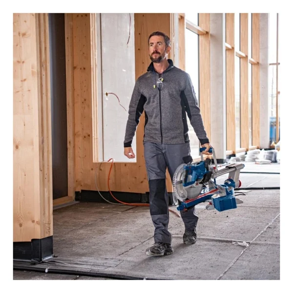 Bosch Gcm 18v-254 D Çift Akülü 8 Ah Gönye Testere - Görsel 5