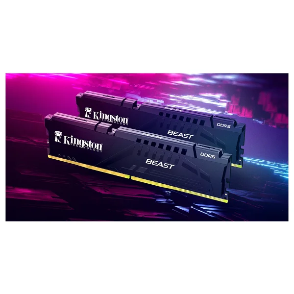 Kingston Fury Beast 64 GB (2x32) 5200 MHz Cl36 Kf552c36bbek2/64 DDR5 RAM - Görsel 2