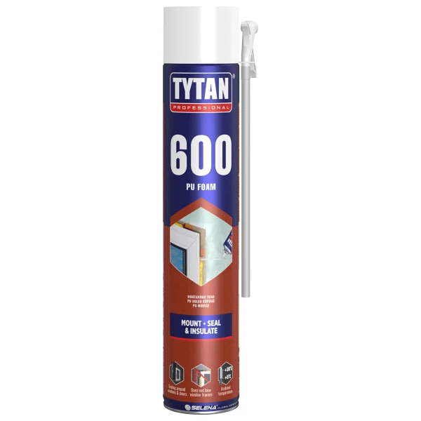 Tytan Polyfix 600 Gr Poliüretan Montaj Dolgu Köpüğü Professional Ses Ve Isı Yalıtımı Pipetli - Görsel 3