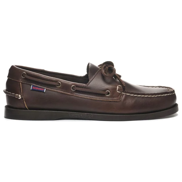 Sebago Docksides Portland Waxed 70000g0-925se Koyu Kahverengi Erkek Loafer Ayakkabı - Görsel 6