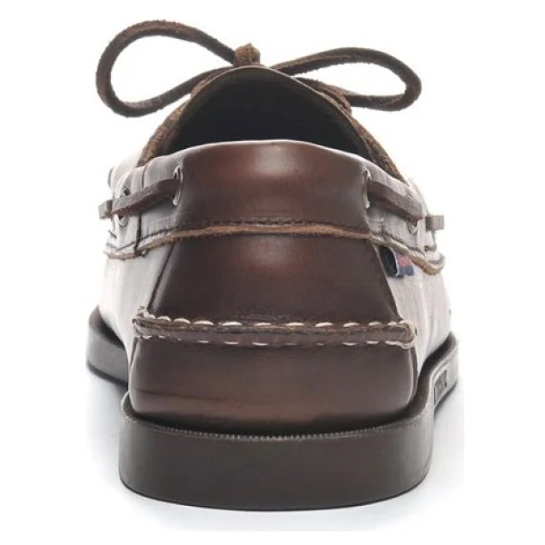 Sebago Docksides Portland Waxed 70000g0-925se Koyu Kahverengi Erkek Loafer Ayakkabı - Görsel 5