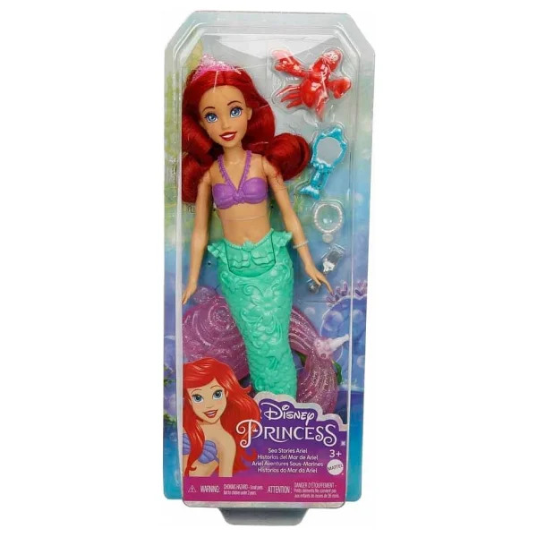 Disney Prenses Deniz Kızı Ariel Bebek Ve Aksesuarları Hlw35 - Görsel 5