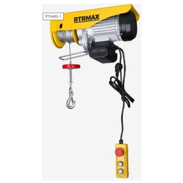 Rtrmax Rtm480 400/800 Kg 1300 W Elektrikli Vinç - Görsel 5