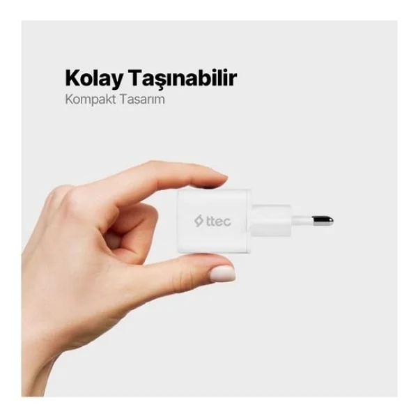 Ttec Smartcharger Pd Seyahat Hızlı Şarj Aleti 20w (534345984) - Görsel 5