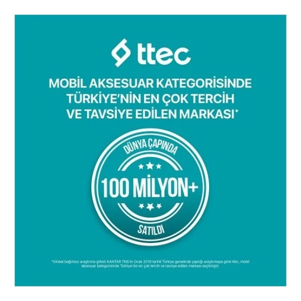 Ttec Rio 2 2kmm14b Type-C Beyaz Kulak İçi Kablolu Kulaklık - Görsel 5