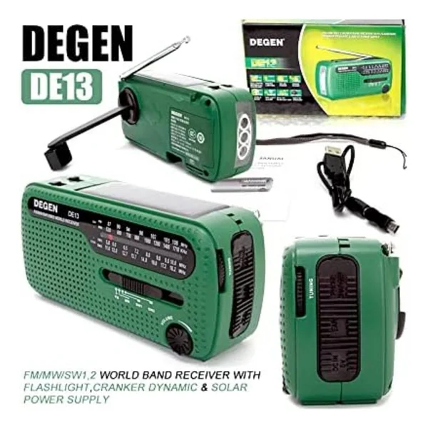 Degen De-13 Solar Radyo - Görsel 3