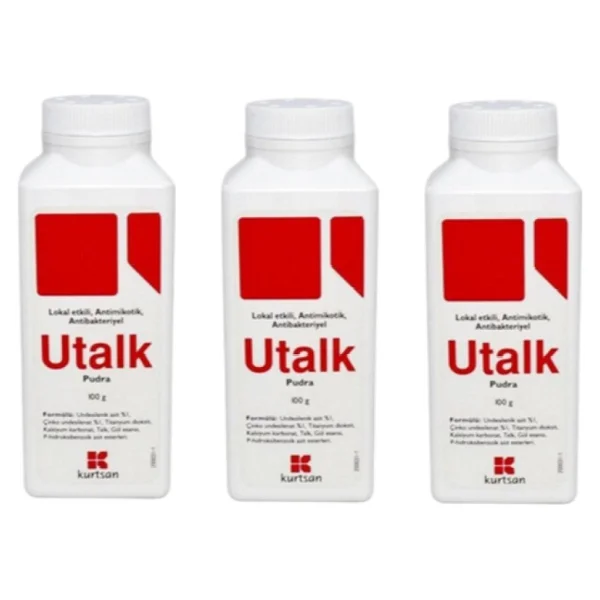 Utalk Antibakteriyel Bebek Pudrası 100 Gr 3 Adet - Görsel 4