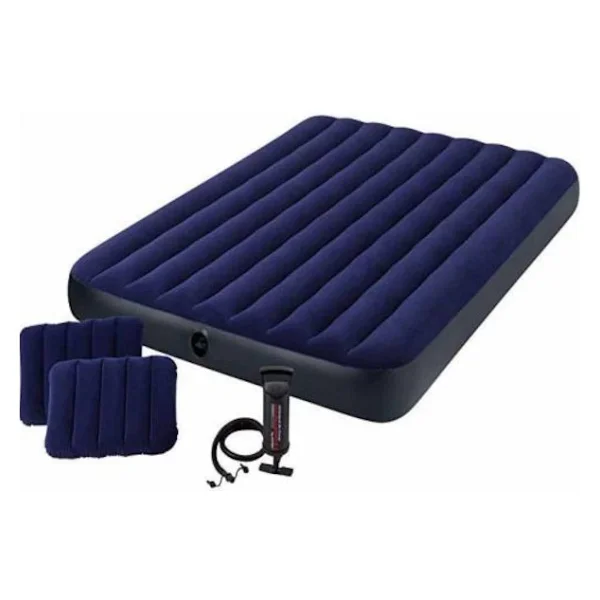 Intex King Dura-Beam Klasik Yatak - Kamp Yatağı ( Lacivert ) - Standart