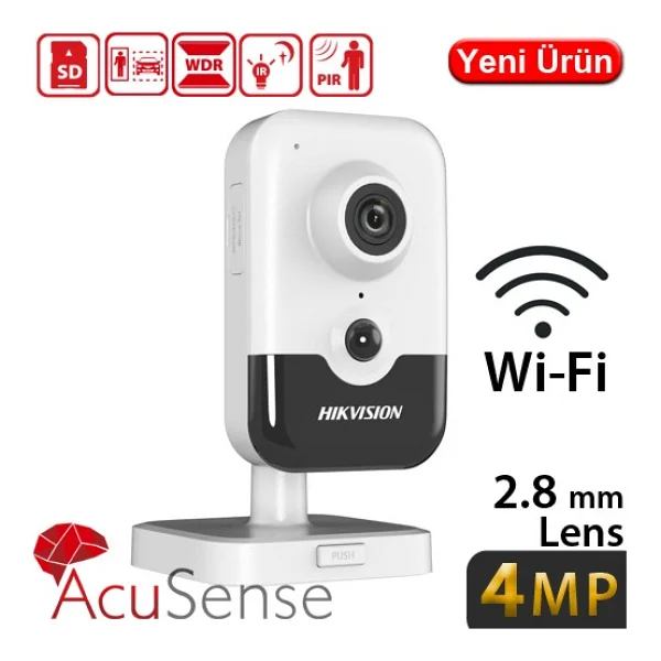Hikvision Ds-2cd2443g2-Iw 4 Mp 360 Derece Gece Görüşlü Ip Wi-Fi Güvenlik Kamerası - Görsel 2