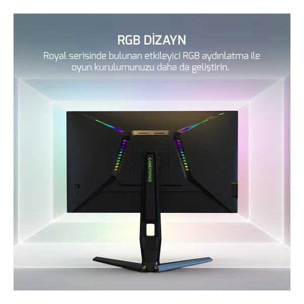 Gamepower Royal T20 27" 0.5 ms 2K Pivot IPS 180 Hz Oyuncu Monitörü - Görsel 6