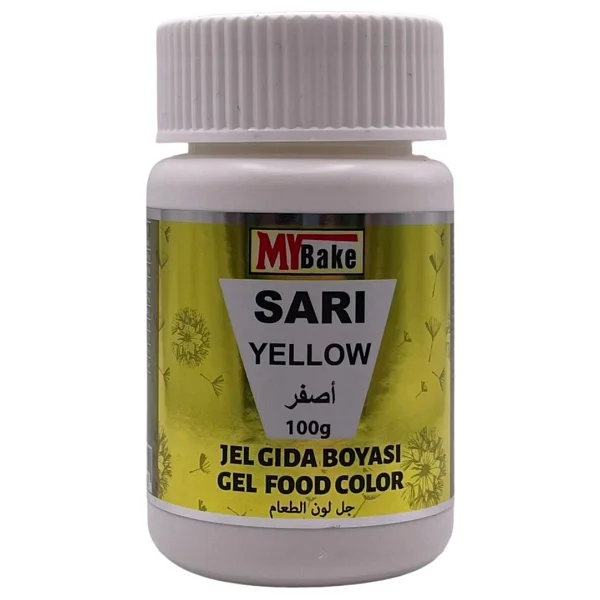 Mybake Sarı Jel Gıda Boyası 100 Gr - Görsel 2