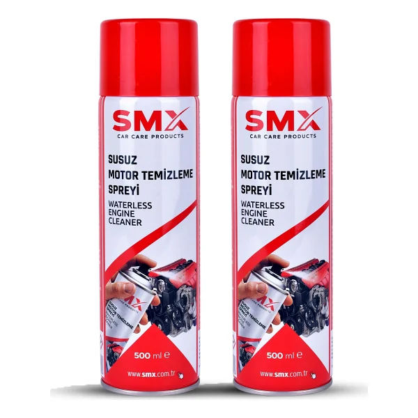 Smx 2 Adet Susuz Motor Temizleme Spreyi 2x500 Ml Yalıtkan Ve Etkili Temizlik Sağlar - Görsel 4