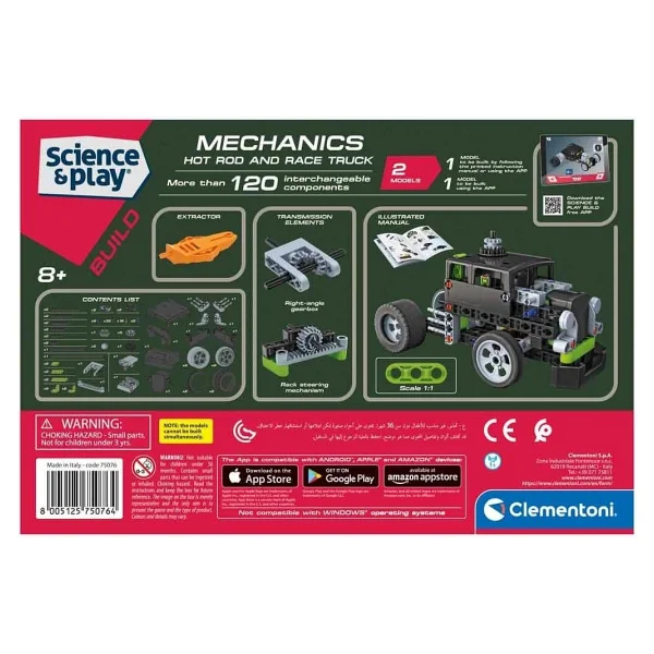 Clementoni Mekanik Laboratuvarı Hot Rod Ve Race Truck 75076tr - Görsel 4