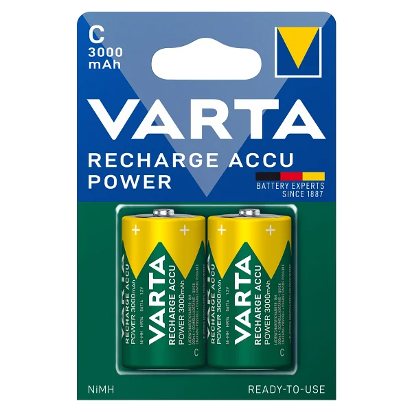 Varta 56714 3000 mAh 2'li Şarjlı C Orta Pil - Görsel 6