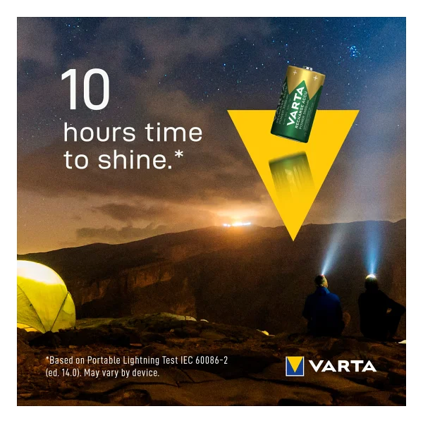 Varta 56714 3000 mAh 2'li Şarjlı C Orta Pil - Görsel 10