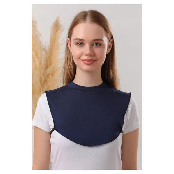 Melodi Scarf Tesettür Boyunluk Siyah - Standart - Görsel 8