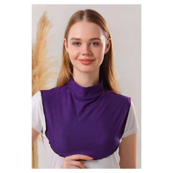 Melodi Scarf Tesettür Boyunluk Siyah - Standart - Görsel 9