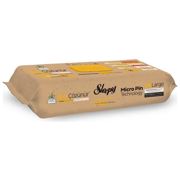 Sleepy Easy Clean Bio Çözünür Yüzey Temizlik Havlusu 50 Yaprak - Görsel 2
