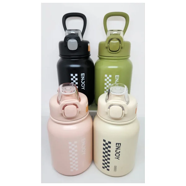 Shotay Chees St-8150 600 Ml Çelik Pipetli Termos Matara - Görsel 4