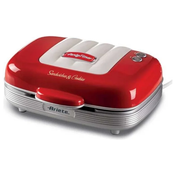 Ariete Party Time 3 İn One Red 1972/00 Sandviç Makinesi - Görsel 5