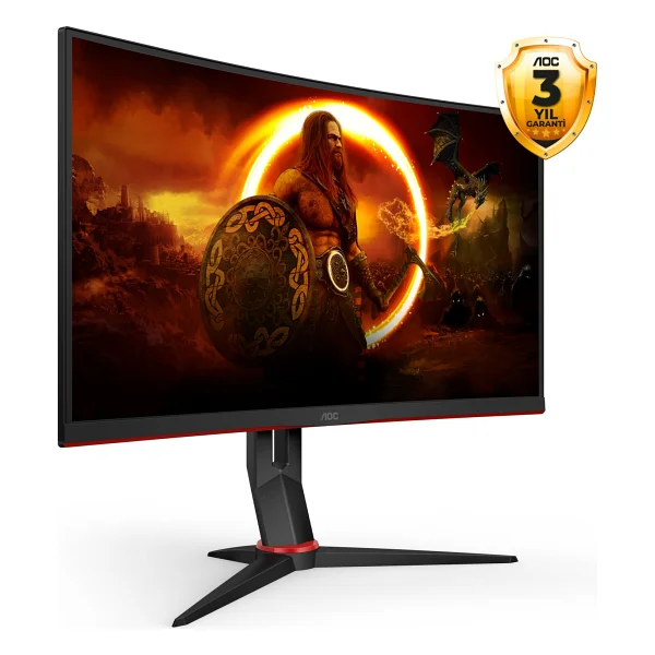Aoc C27g2zu/Bk 27" 0.5 Ms Full HD Curved 240 Hz Oyuncu Monitörü - Görsel 10