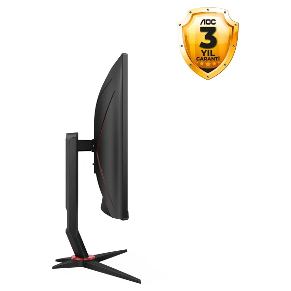Aoc Cq27g2s/Bk 27" 1 Ms 2k Curved 165 Hz Oyuncu Monitörü - Görsel 4