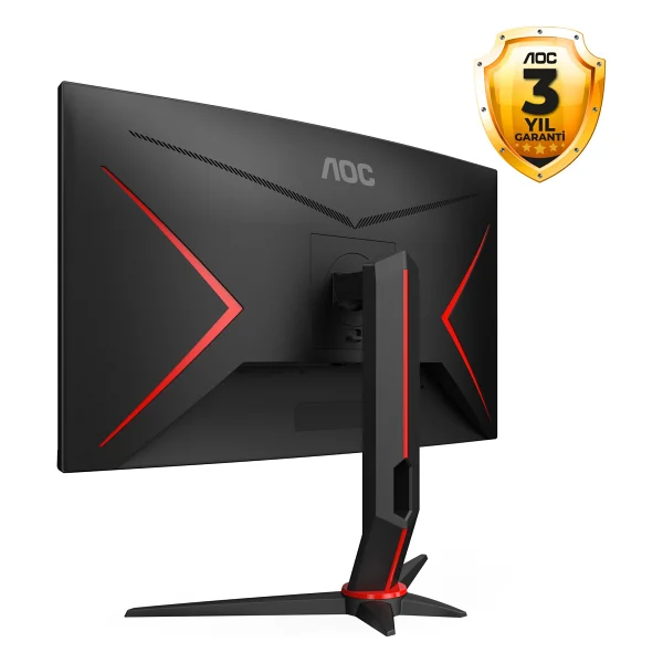 Aoc Cq27g2s/Bk 27" 1 Ms 2k Curved 165 Hz Oyuncu Monitörü - Görsel 7