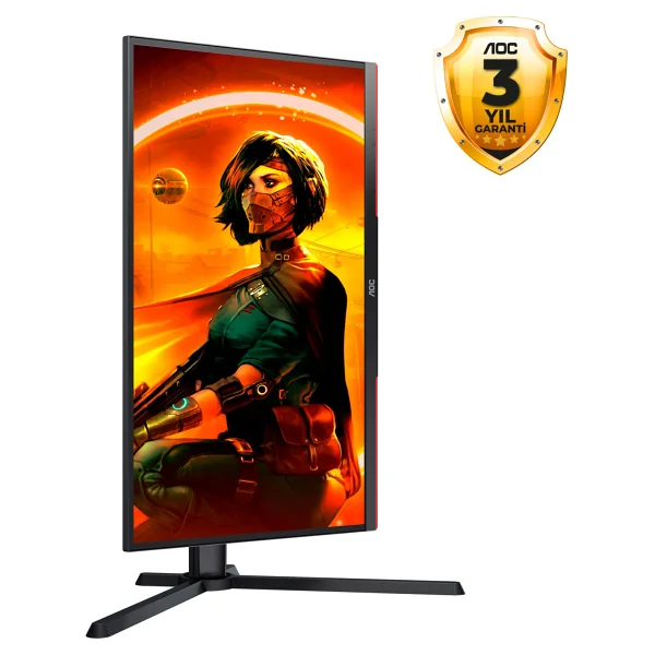 Aoc 25g3zm 24.5" 0.5 Ms Full HD Pivot 240 Hz Oyuncu Monitörü - Görsel 7