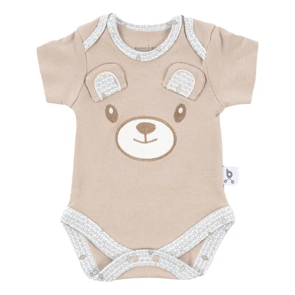 Gezenbebe Hero Bebekler İçin Nakışlı Kısa Kol Body Koala 9-12 Ay - Görsel 10