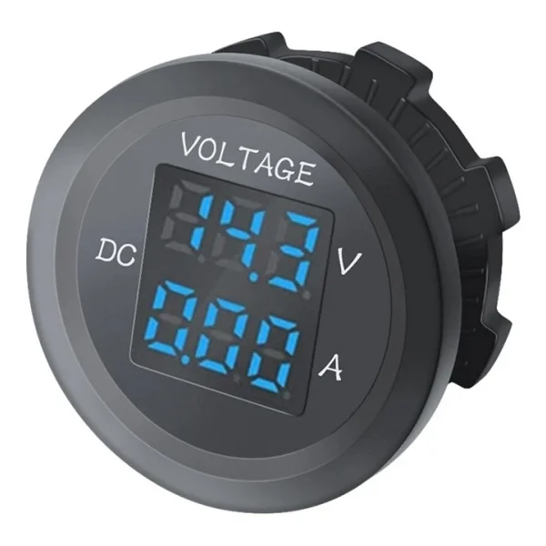 Aek-Tech Dc12v/24v Dijital Voltmetre Ampermetre - Görsel 6