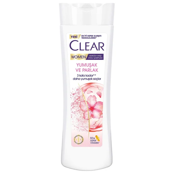 Clear Women Yumuşak ve Parlak 350 ml Kepek Şampuanı - Görsel 3