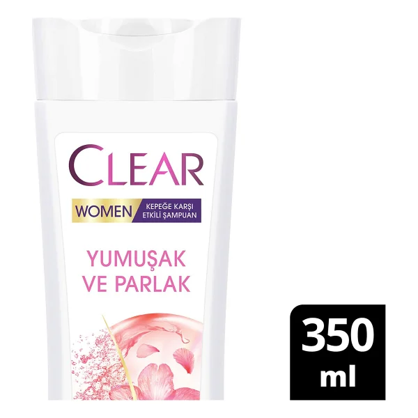 Clear Women Yumuşak ve Parlak 350 ml Kepek Şampuanı - Görsel 2