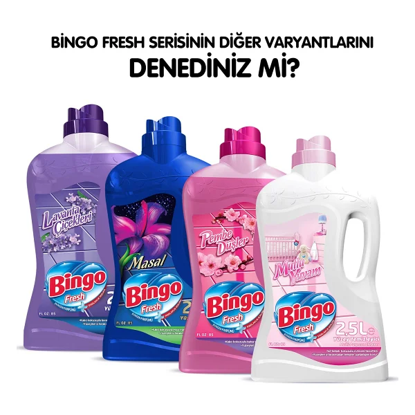 Bingo Fresh Lovely Yüzey Temizleyici 2.5 Lt - Görsel 9