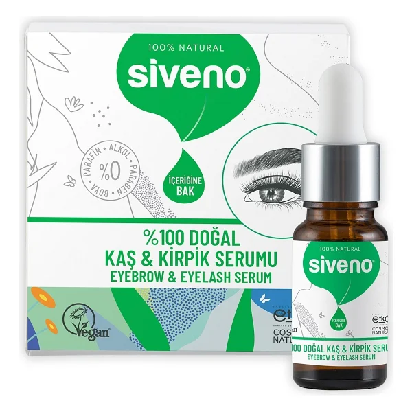Siveno %100 Doğal Kaş & Kirpik Serumu 10 Ml - Görsel 8