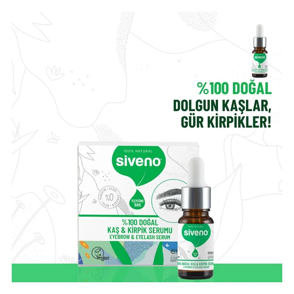 Siveno %100 Doğal Kaş & Kirpik Serumu 10 Ml - Görsel 6