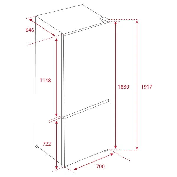 Teka Rbf 78725 Ss Inox Kombi Tipi No Frost Buzdolabı - Görsel 3