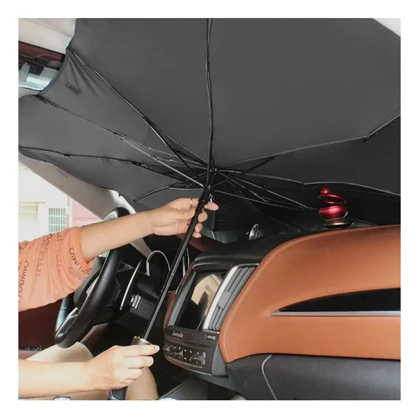 Eraks Car Accesories Tüm Araçlar Için Araba Ön Cam Güneşlik Katlanabilir Güneşlik Şemsiye Ön Cam Gölgelik Esnek - Görsel 4