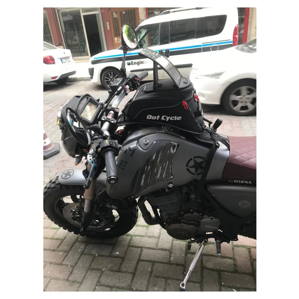 Dot Cycle Motosiklet Depo Üstü Çanta Telefon Tutuculu - Görsel 5
