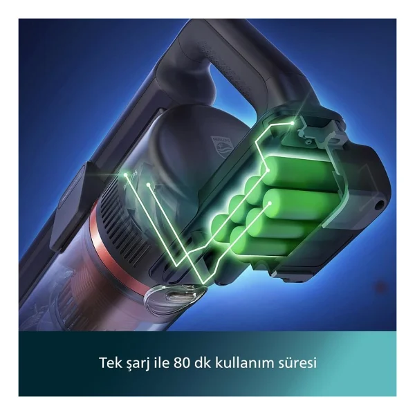 Philips 7000 Serisi Xc7057/01 Islak Kuru Şarjlı Dikey Süpürge - Görsel 4