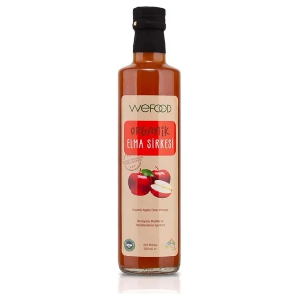 Wefood X 2 Adet Organik Elma Sirkesi 500 Ml - 1 Lt - Görsel 2