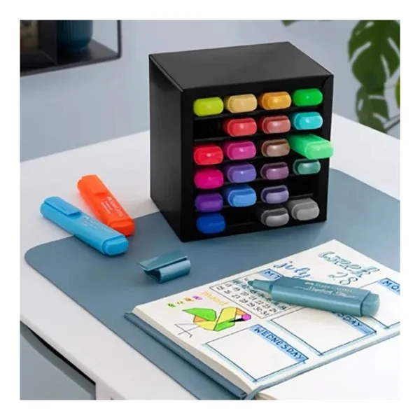 Faber-Castell Textliner 46 Masaüstü 24'lü Fosforlu Kalem Seti - Görsel 3