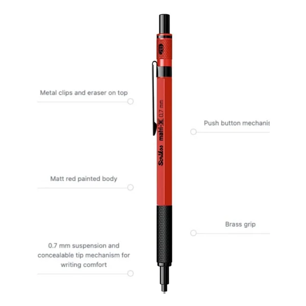 Scrikss Matri-X 0.7 Mm Versatil Uçlu Kalem - Görsel 4
