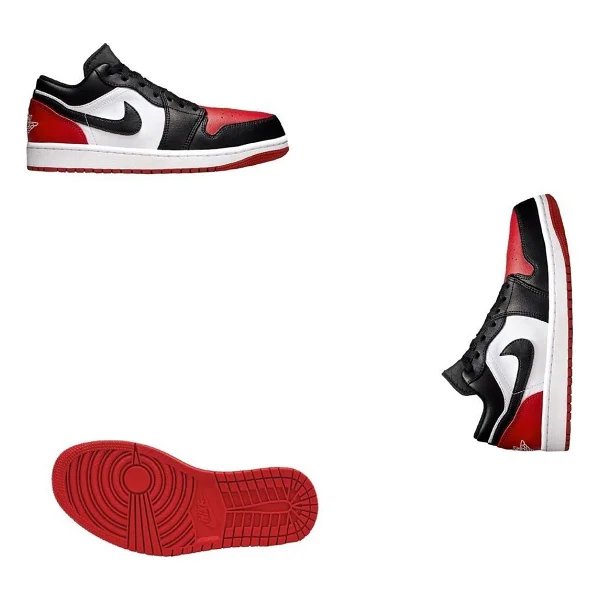 Nike Air Jordan 1 Low 553558 Erkek Spor Ayakkabı - Görsel 3