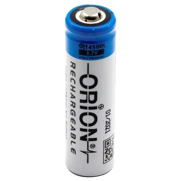 Orion 14500l 3.7 V 900 mAh Li-İon Başlı Şarjlı Aa Kalem Pil - Görsel 6