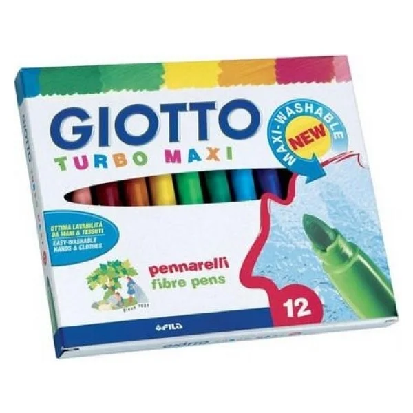 Giotto Turbo Maxi 12'li Keçeli Kalem Seti - Görsel 5