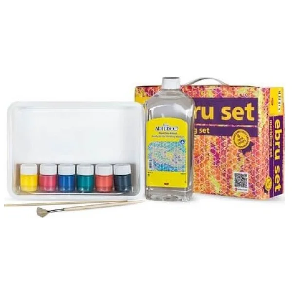 Artdeco 6 Renk Mini Ebru Set - Görsel 4